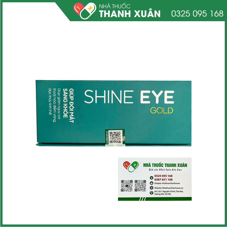 Shine Eye Gold  Hỗ trợ bảo vệ mắt, giảm khô mắt, mỏi mắt